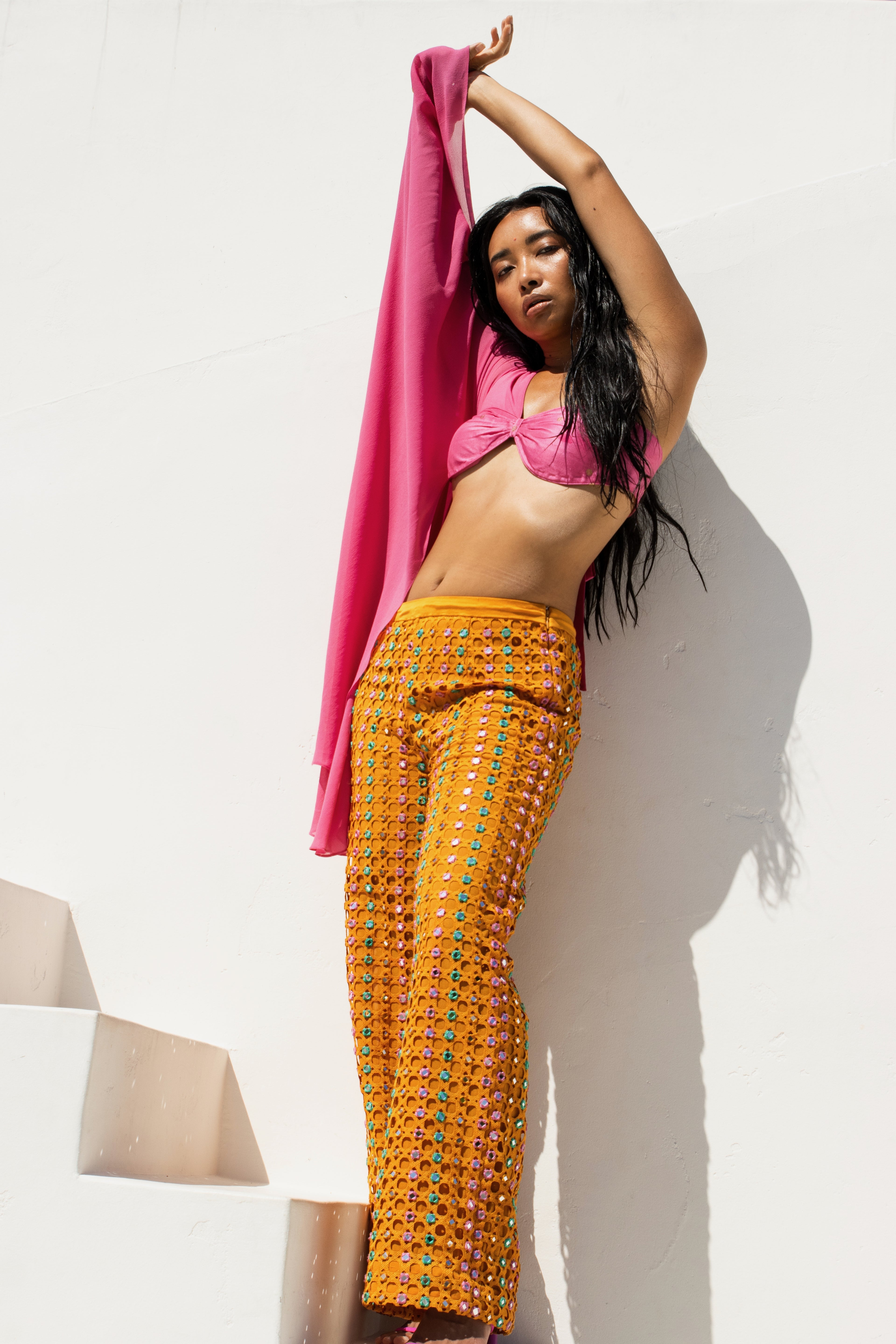 Banarasi Butterfly Sleeve Top