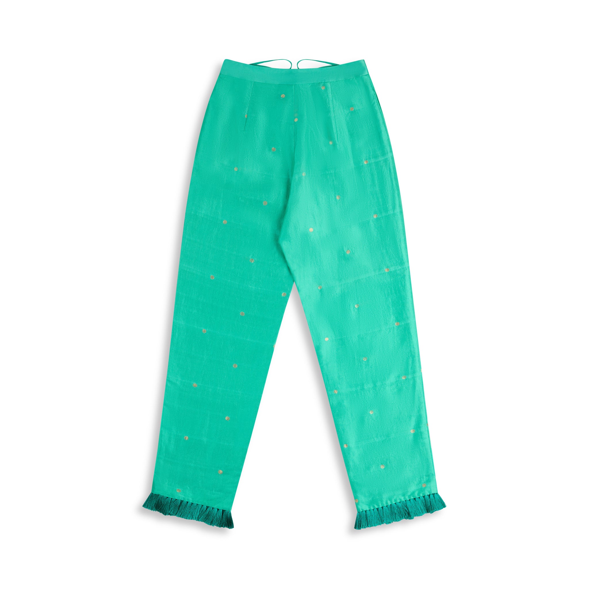 Banarasi Cropped Ankle Pants