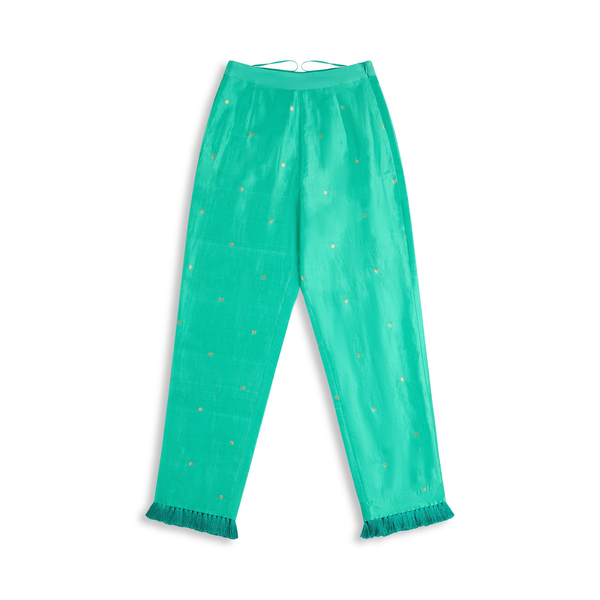 Banarasi Cropped Ankle Pants