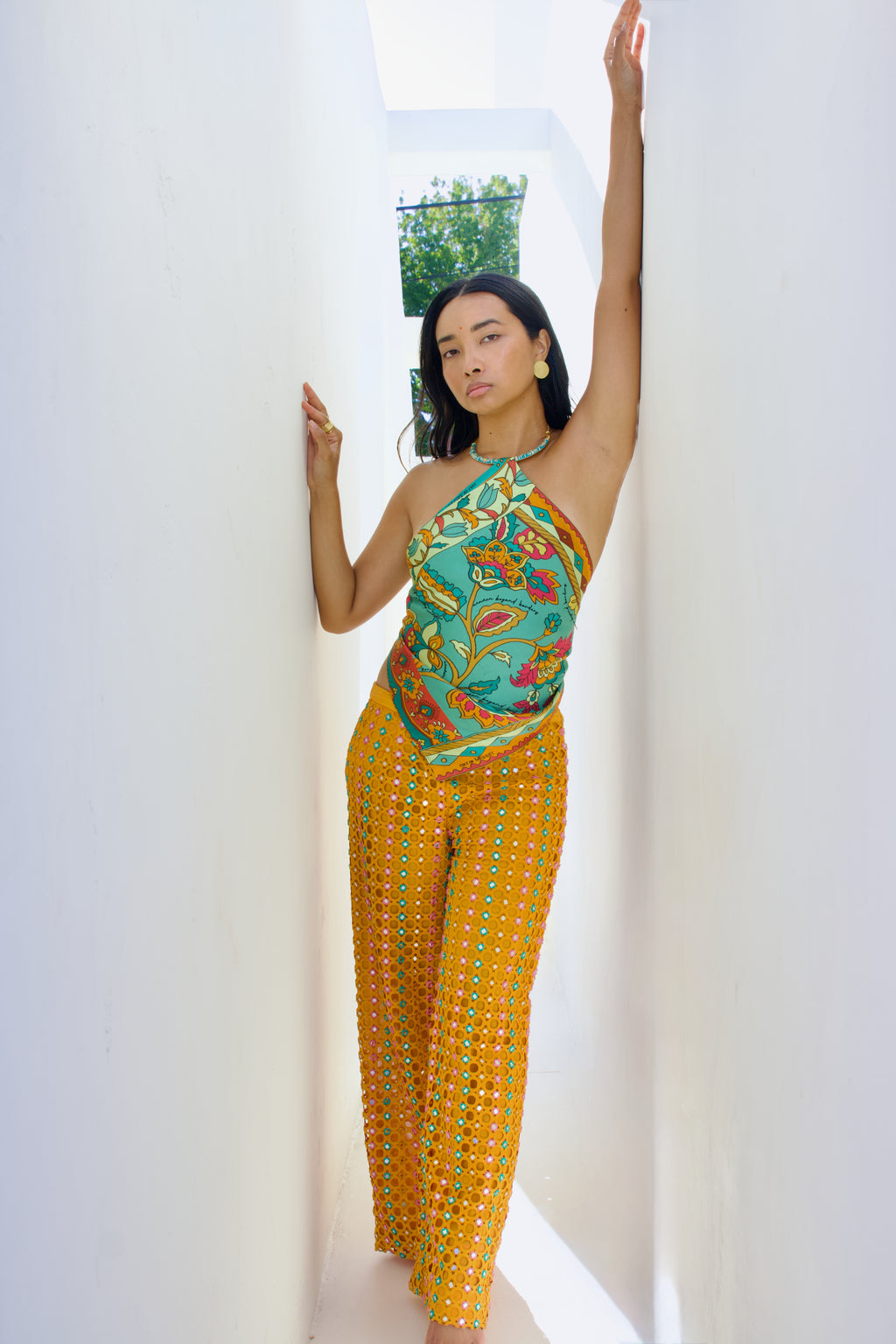 Mango Mirror Pants