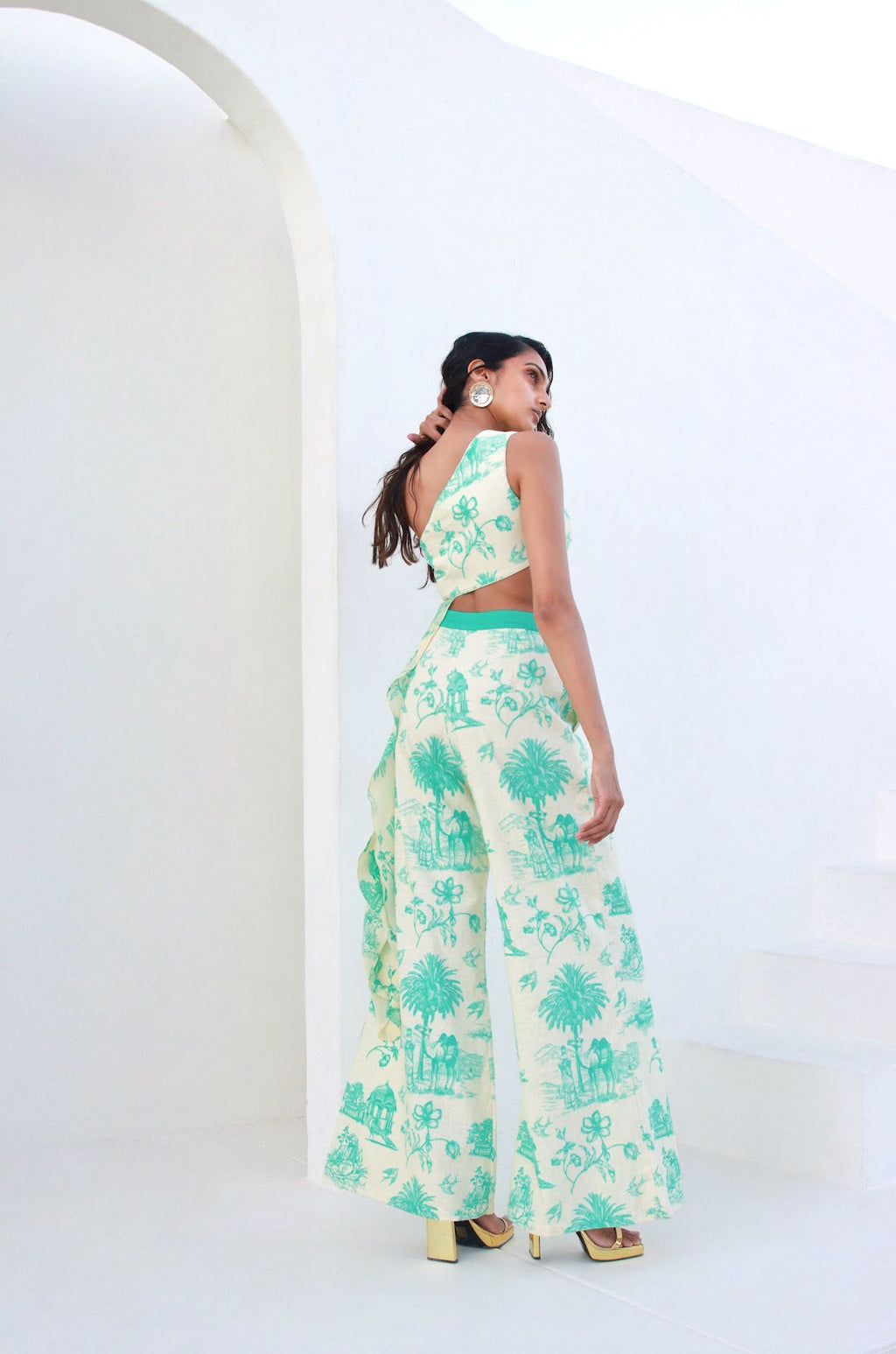 Daydreams One-Shoulder Drape Blouse