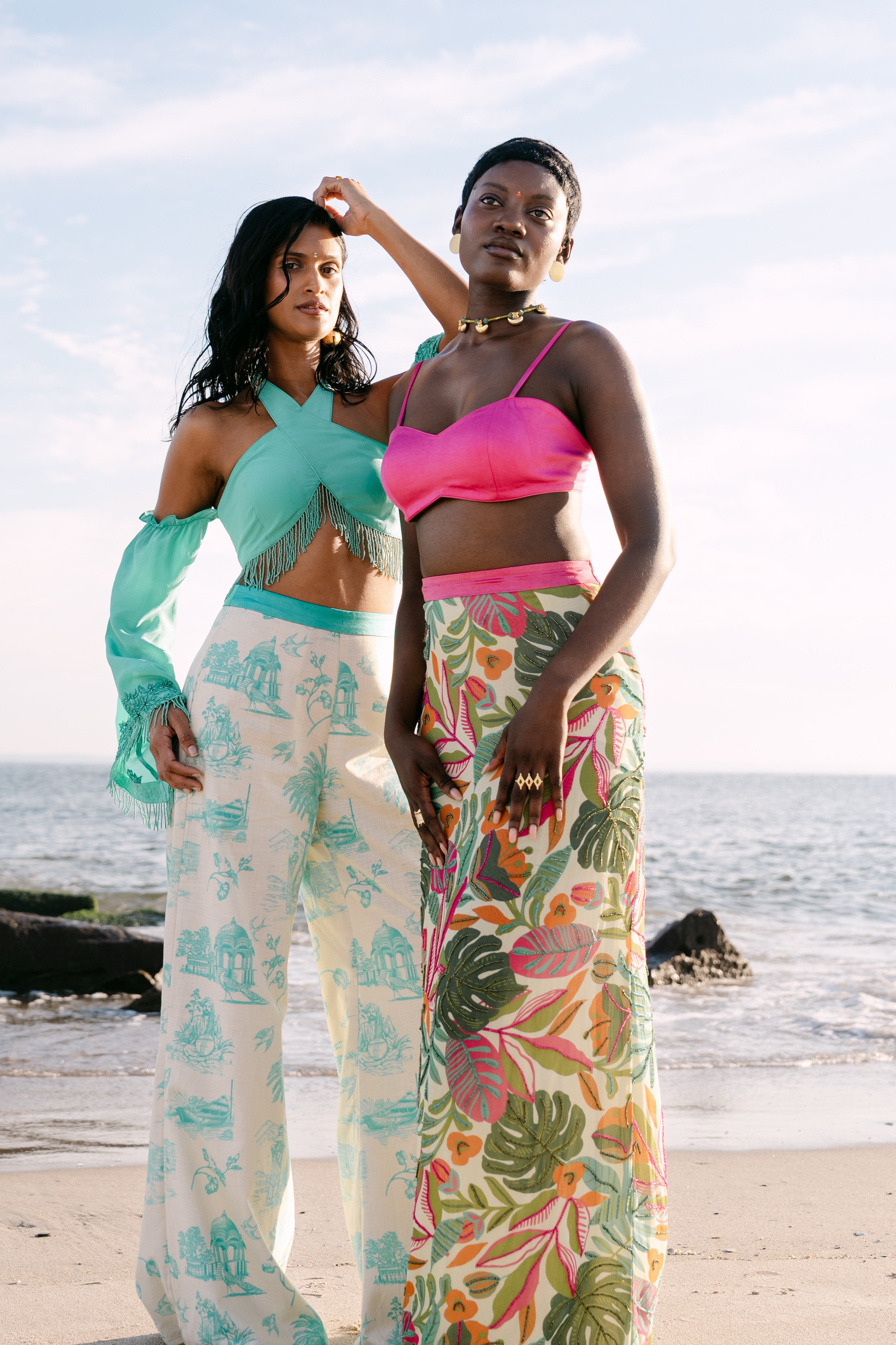 Esther Embroidered Maxi Skirt