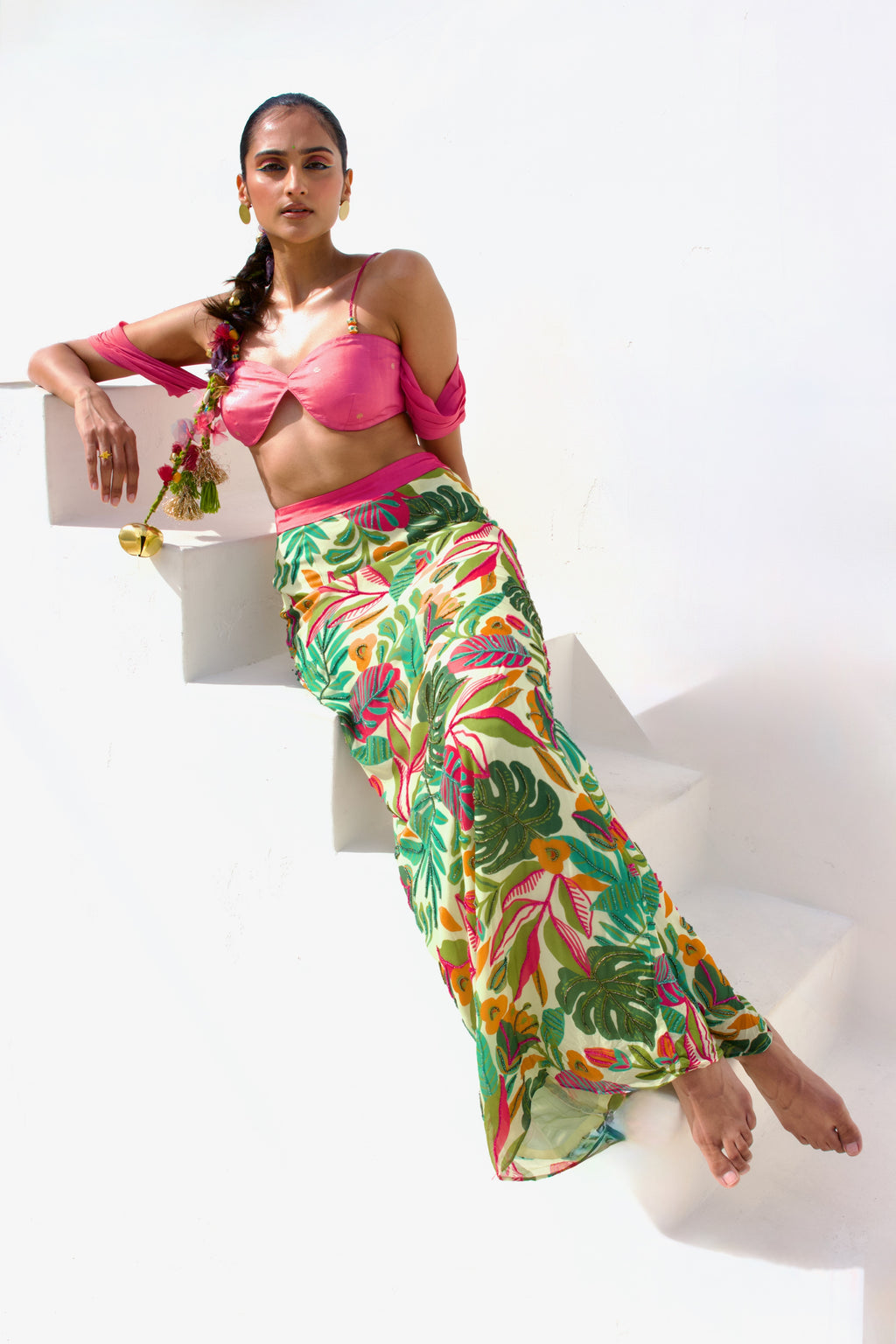 Esther Embroidered Maxi Skirt