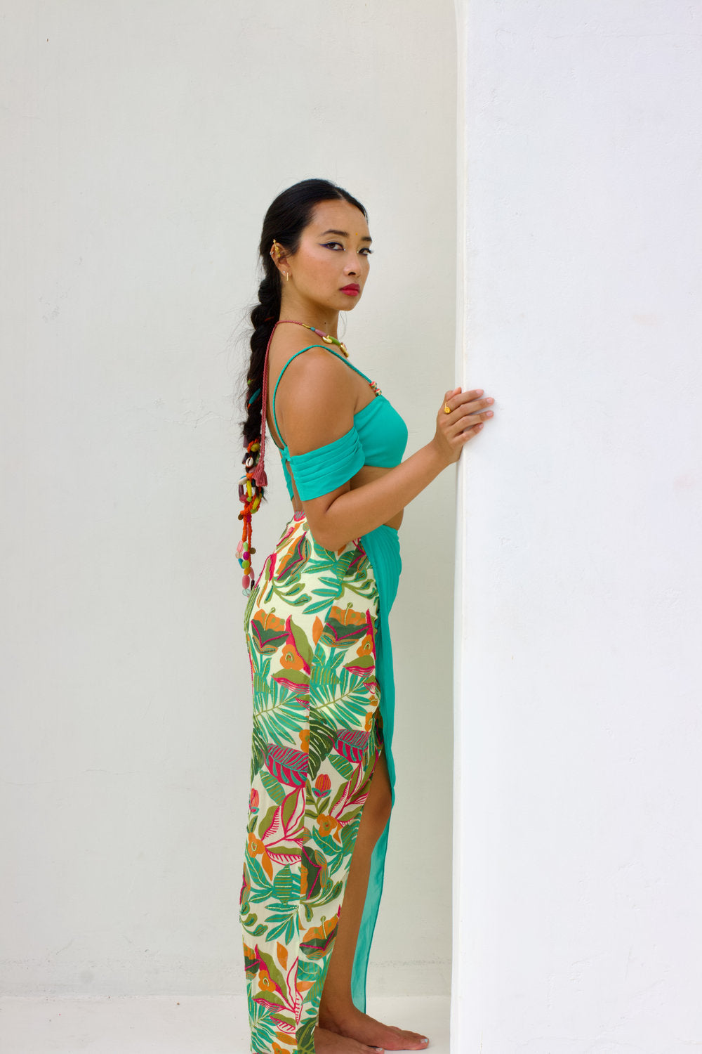 Simran Cold Shoulder Top