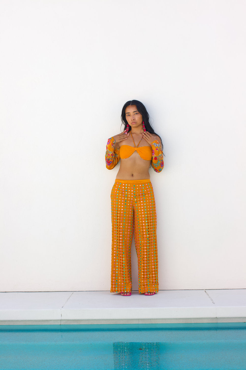 Sonia Neck Tie Blouse