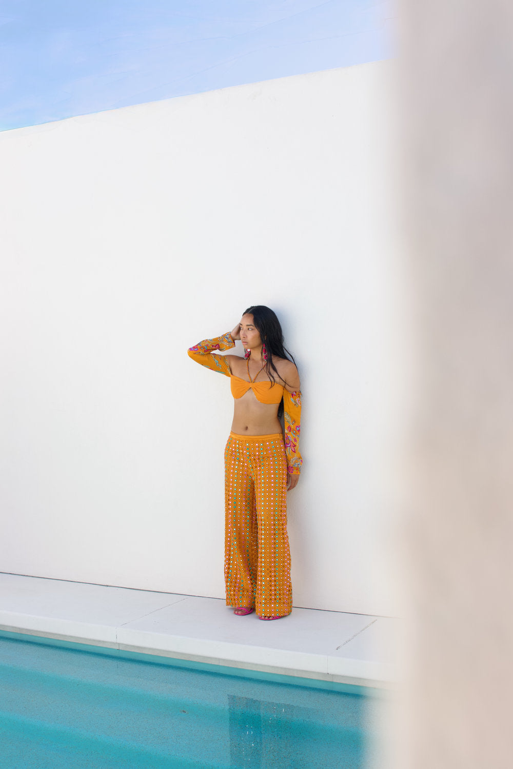 Sonia Neck Tie Blouse