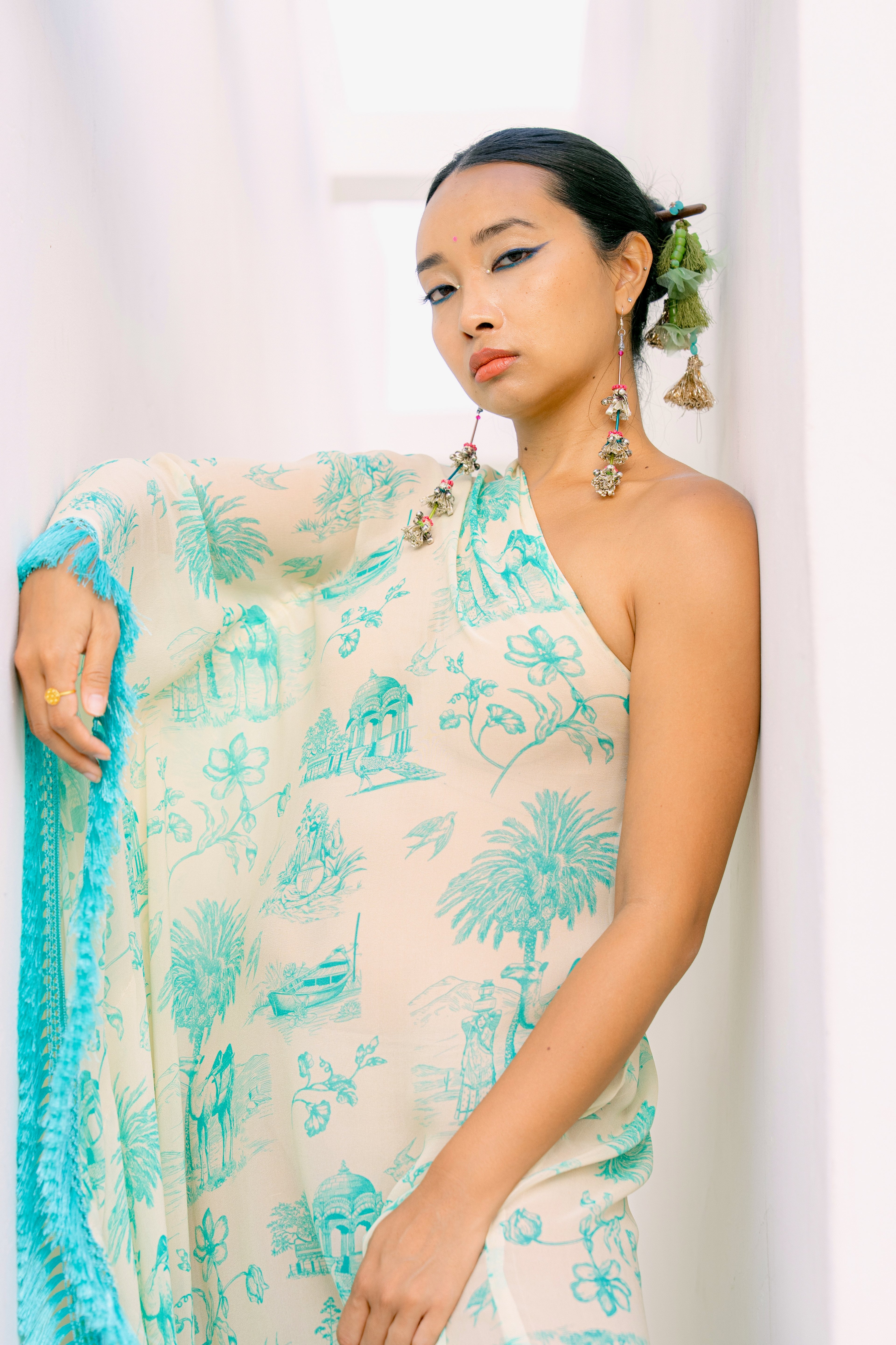 Daydreams One Shoulder Maxi Dress