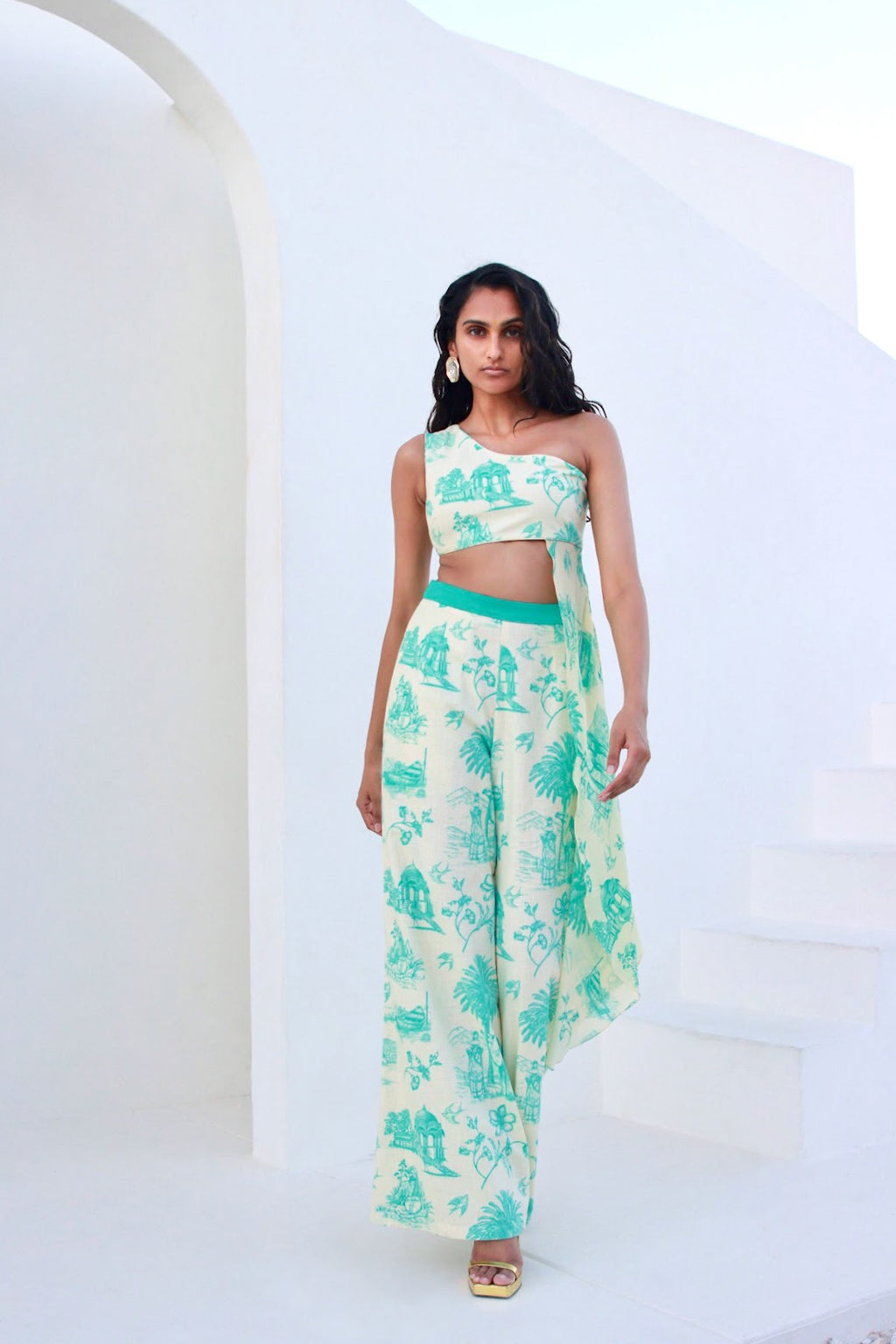 Narin Daydreams Wide Leg Ramie Pant