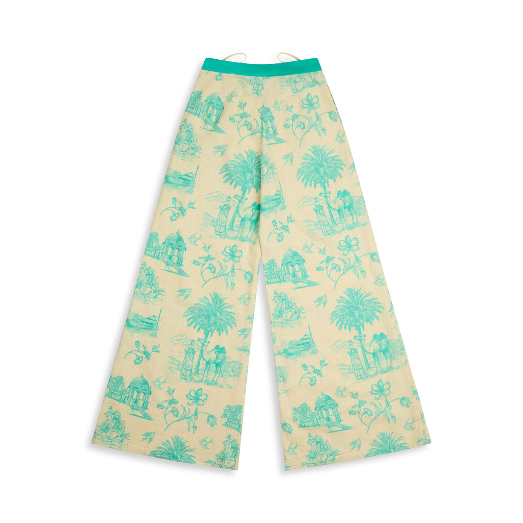 Narin Daydreams Wide Leg Ramie Pant