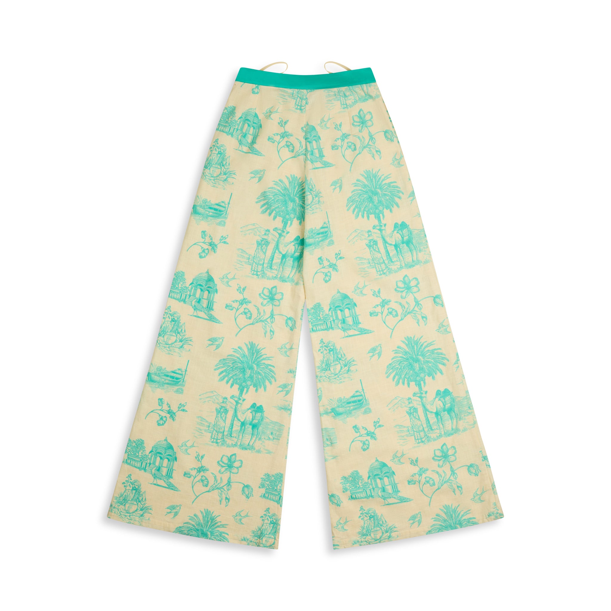 Narin Daydreams Wide Leg Ramie Pant