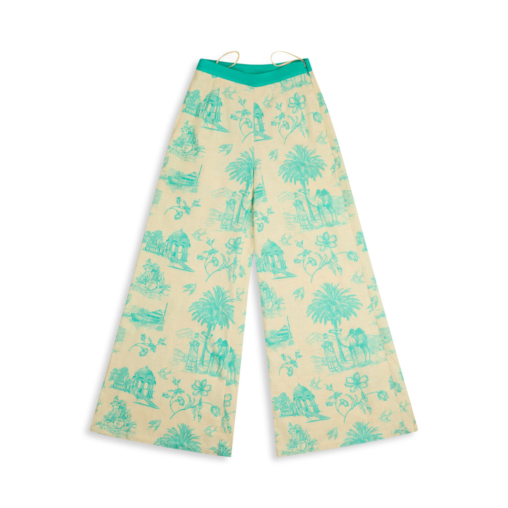 Narin Daydreams Wide Leg Ramie Pant