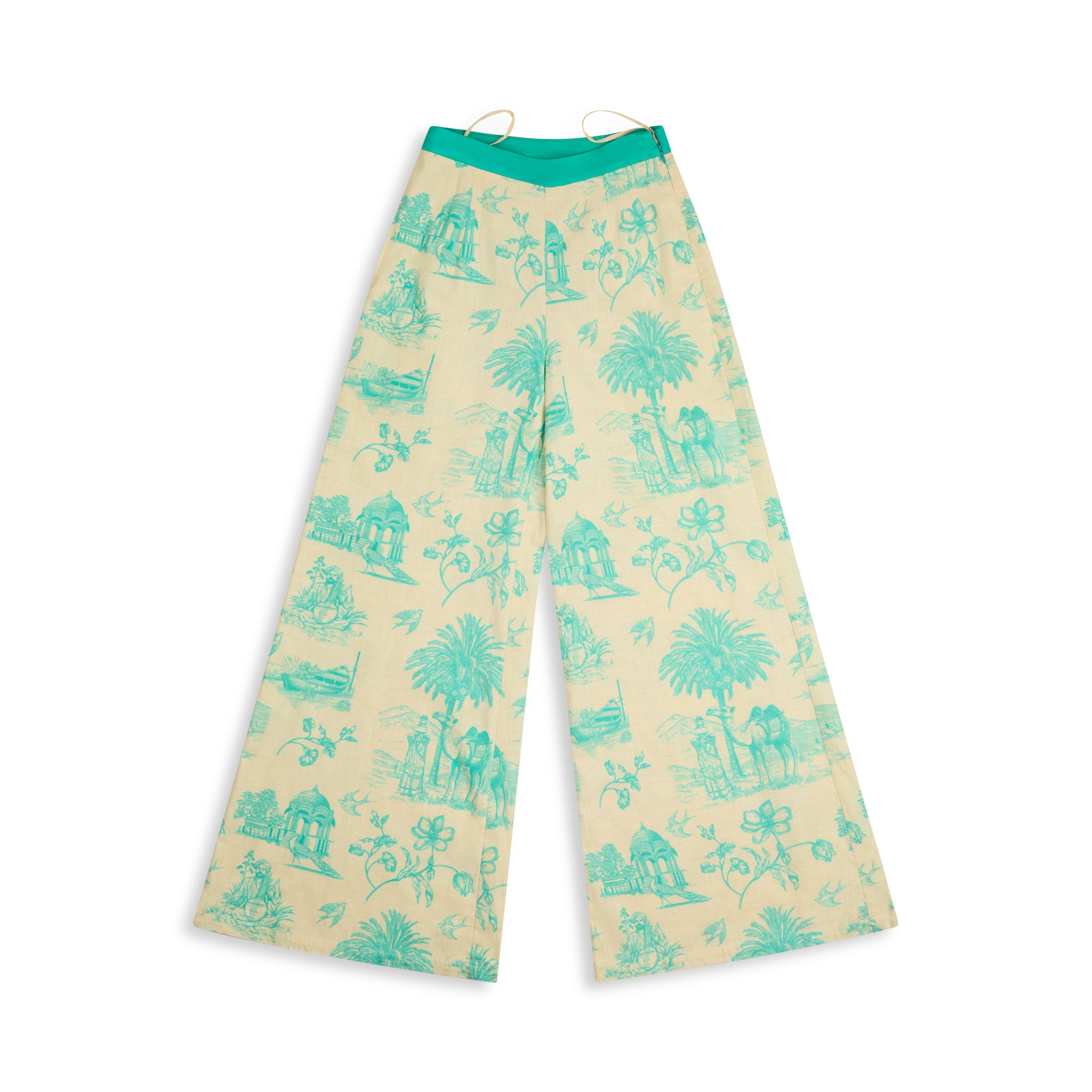 Narin Daydreams Wide Leg Ramie Pant