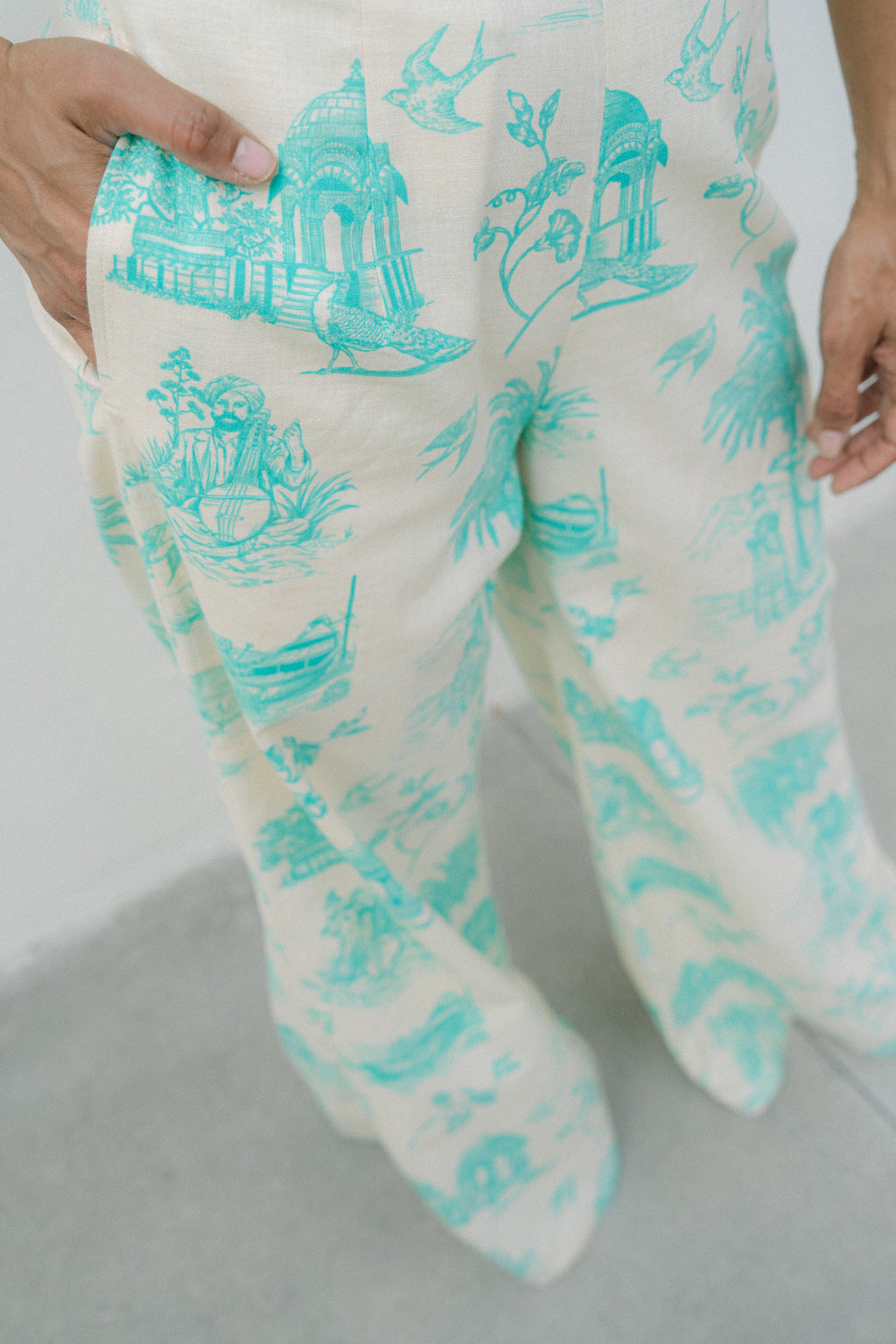 Narin Daydreams Wide Leg Ramie Pant