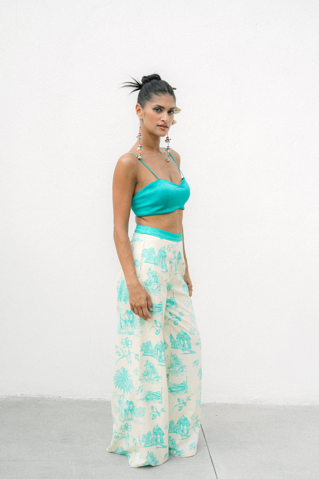 Narin Daydreams Wide Leg Ramie Pant