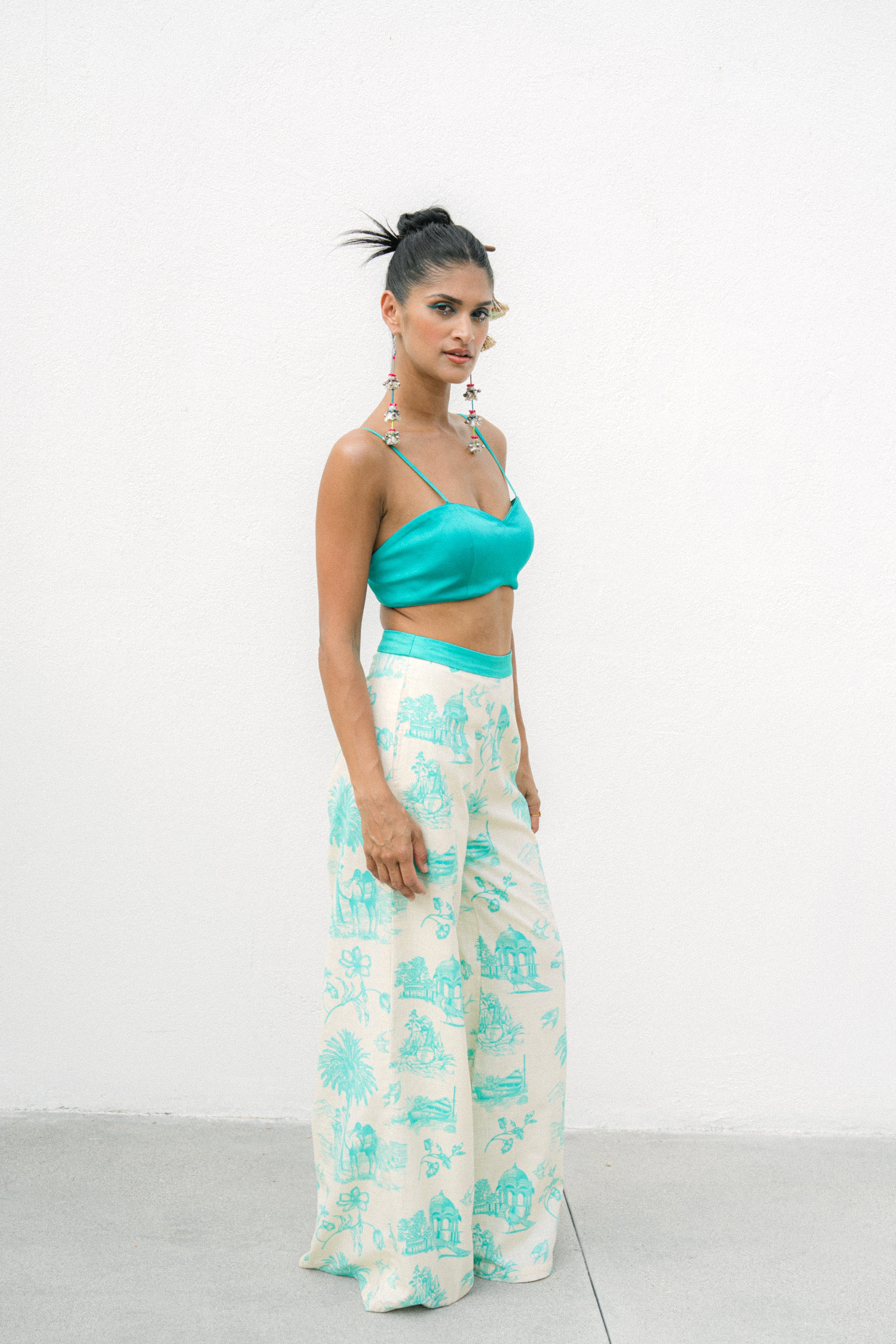 Narin Daydreams Wide Leg Ramie Pant