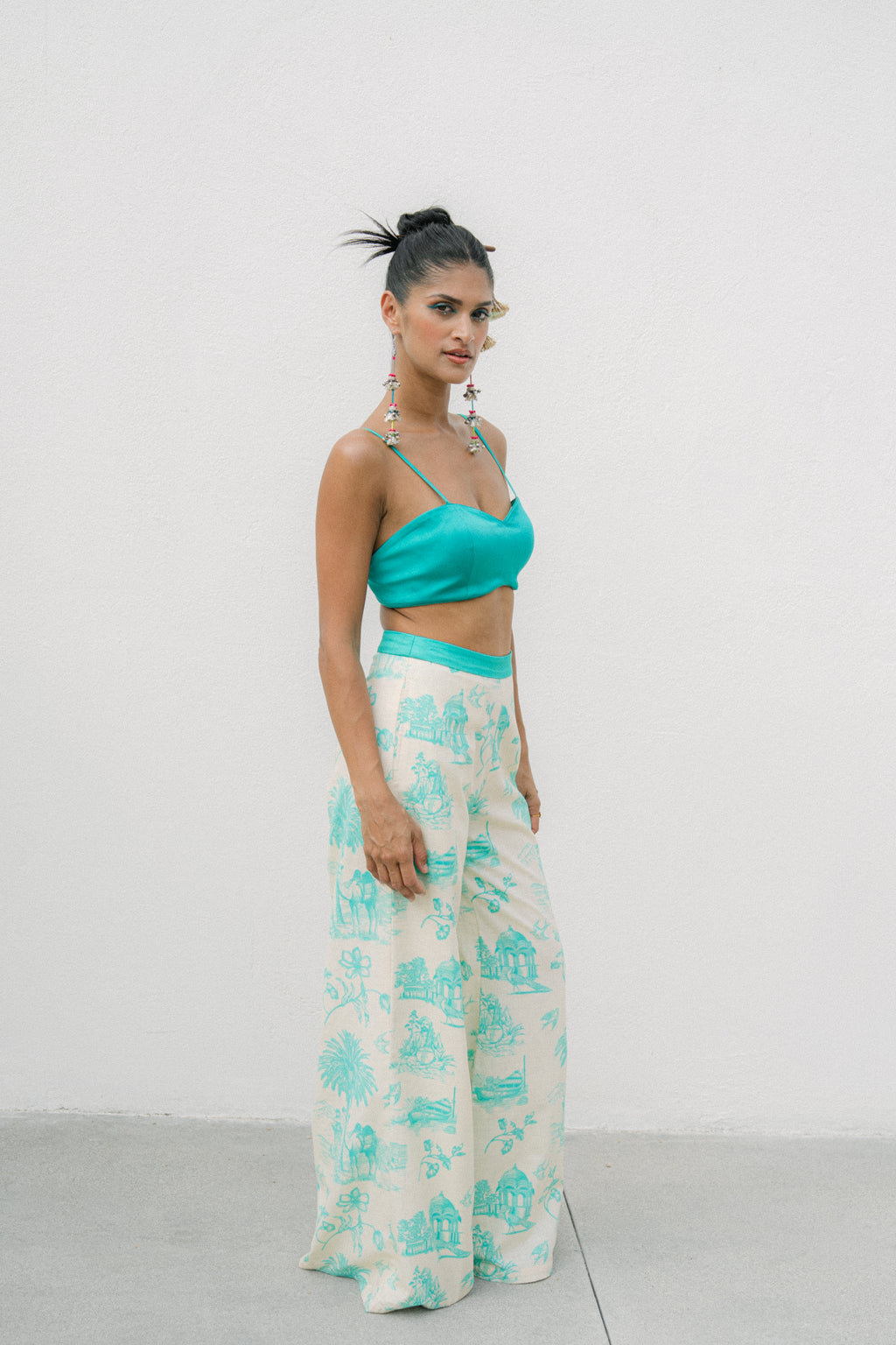 Neha Silk Satin Bra Top