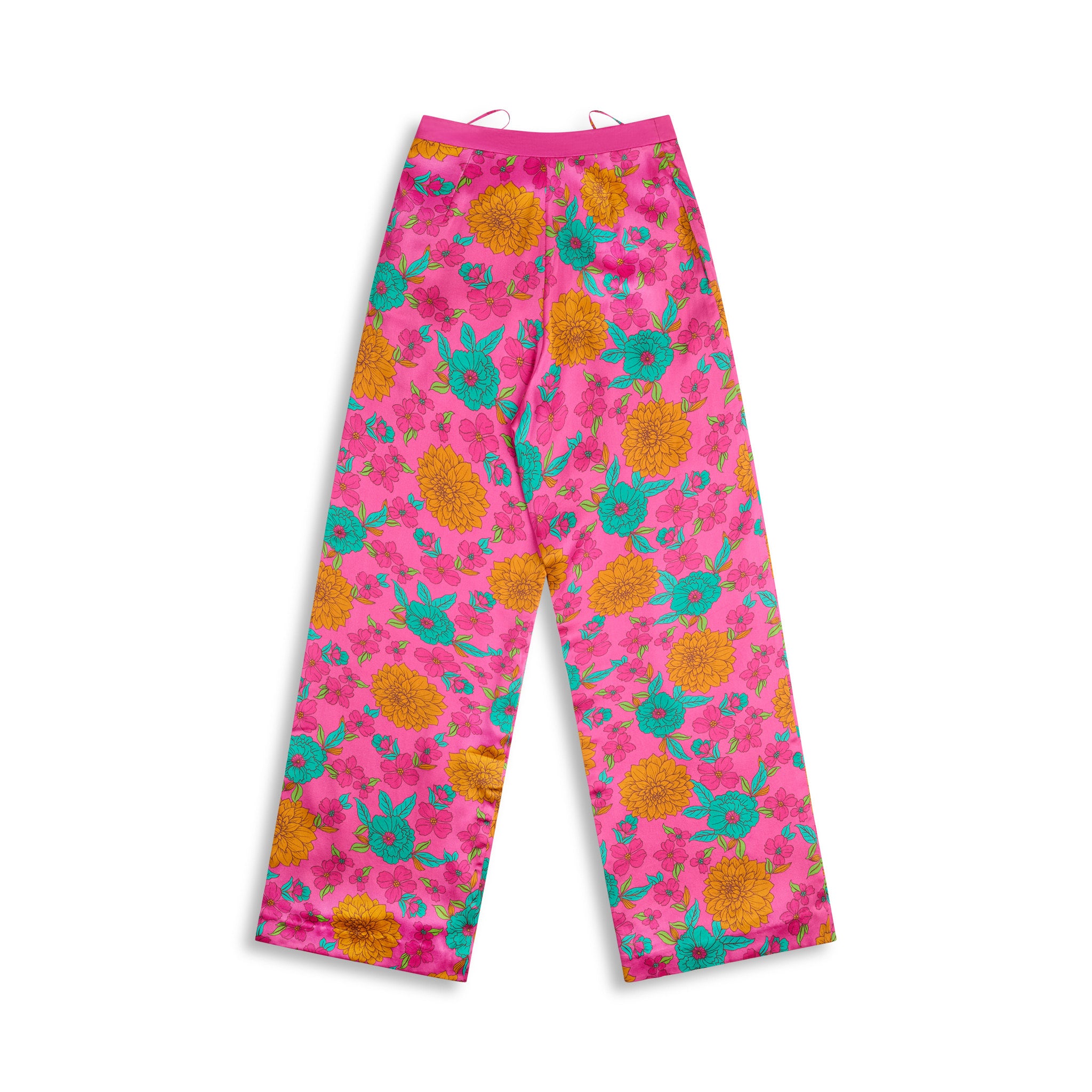 Slesha Bloom  Printed Silk Pant