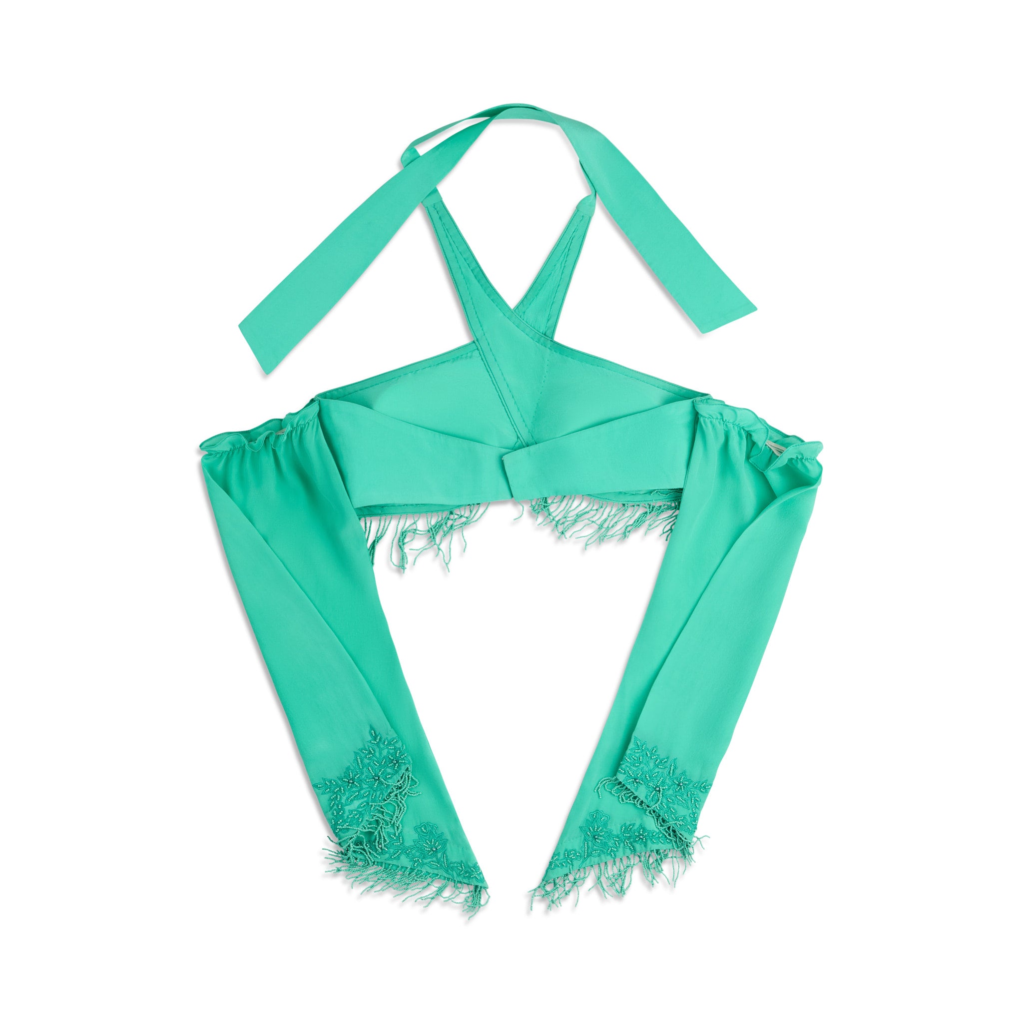 Dua Embroidered Sleeve Top