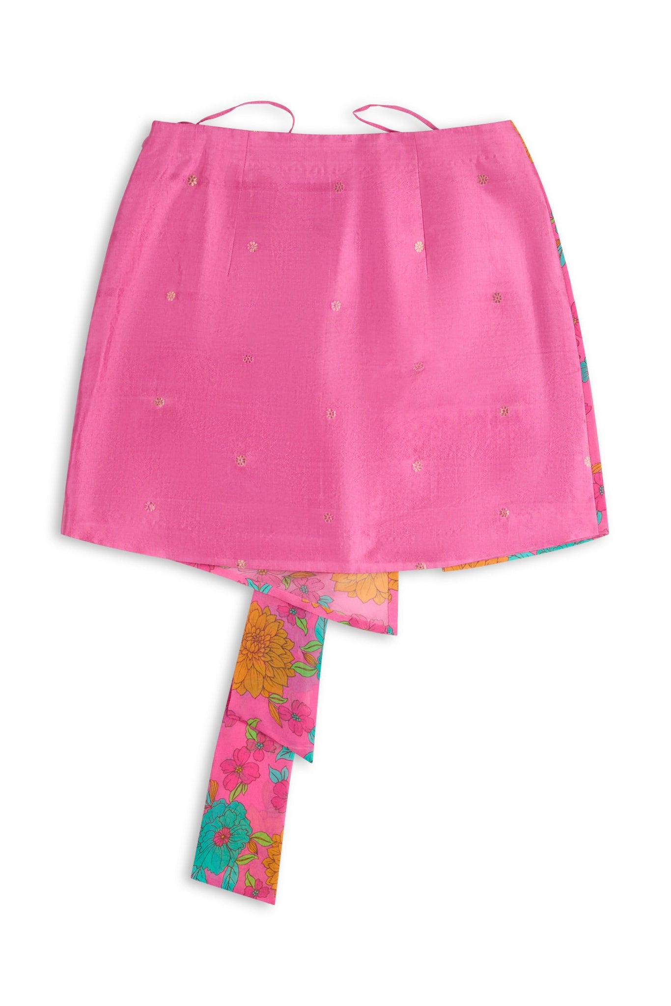 Bloom Wrap Banarasi Skirt