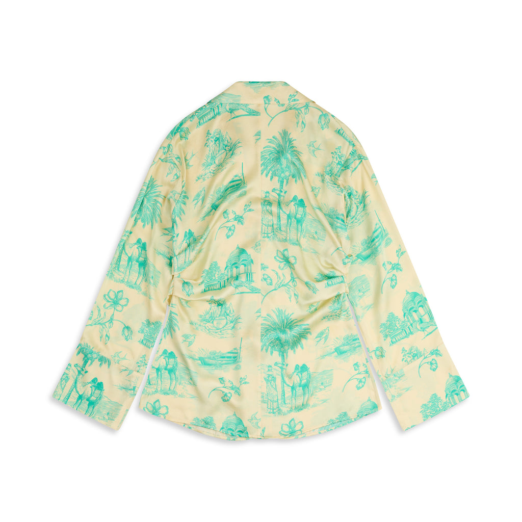 Narin Daydreams Silk Button Down