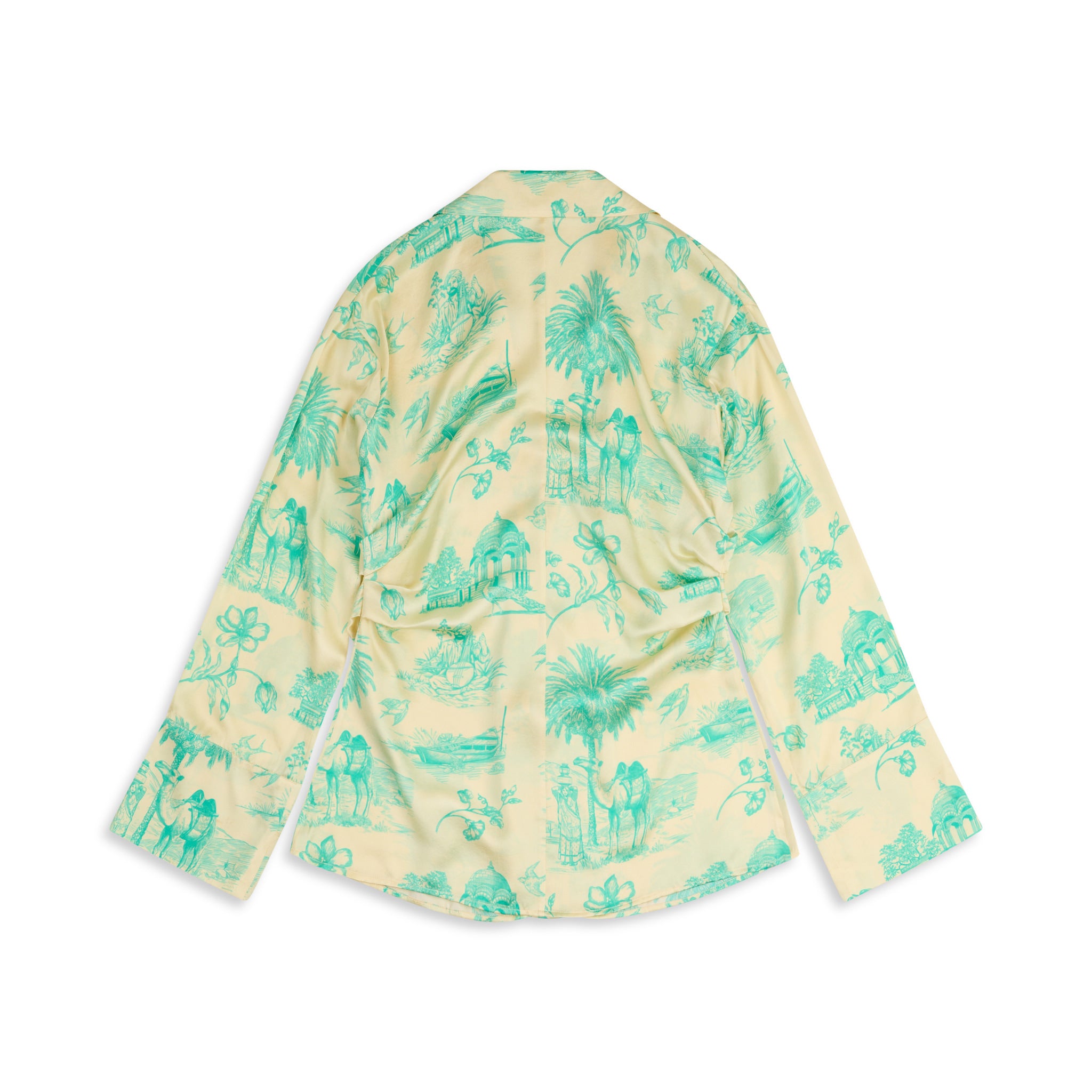 Narin Daydreams Silk Button Down