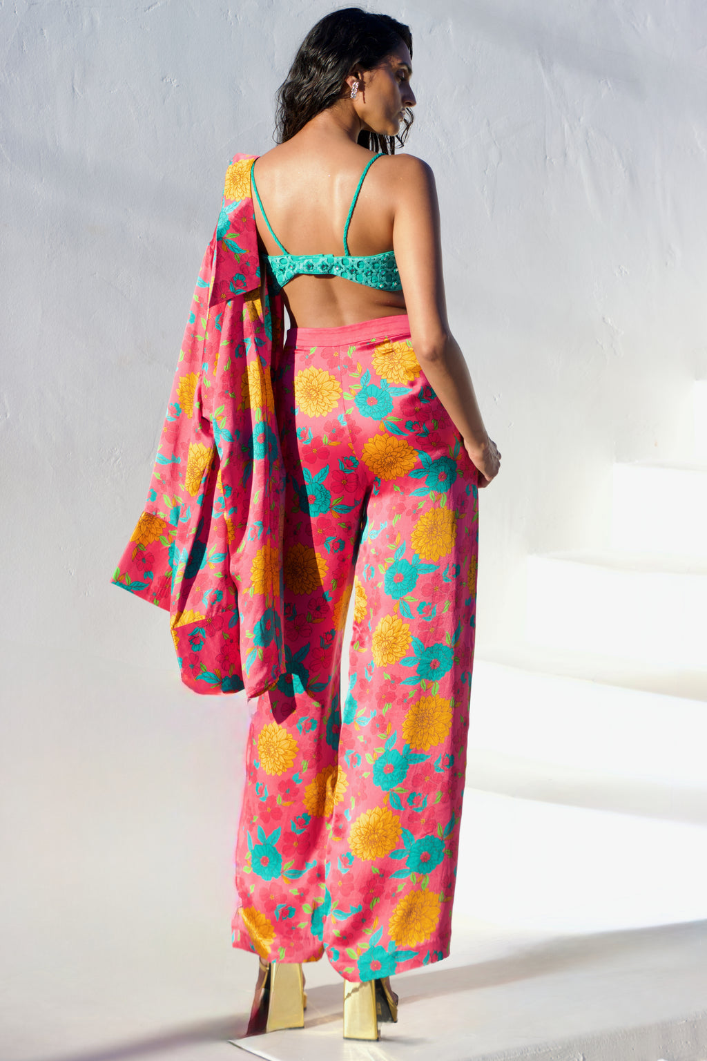 Bloom Silk Button Down